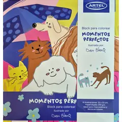 ARTEL - Block para colorear Momentos Perfectos