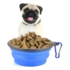 GENERICO - Plato Perro Plato Bebedero Plegable Accesorios Perro