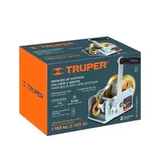 TRUPER - Enganche, Malacate Para Tirar Hasta 1.100 K.