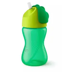 AVENT - Vaso con Bombilla Philips 300ml Verde 12m+ SCF79801
