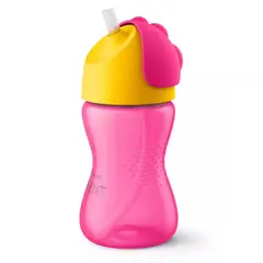 AVENT - Vaso Bombilla Philips 300ml Rosado 12m+ SCF79802