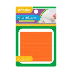 ADETEC - Notas Adhesivas Transparentes con Lineas 100hjs