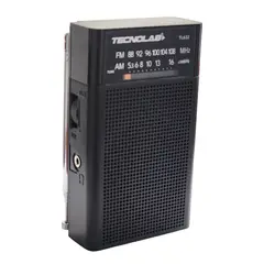 TECNOLAB - Radio Portátil de Bolsillo Banda AMFM TL632