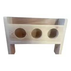 GENERICO - Comedero De Heno De Madera rustico