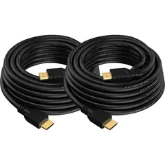GENERICO - Pack 2 Cable Hdmi 8k 1,5 Metros Ultra Hd V2.1 Cables Hdmi