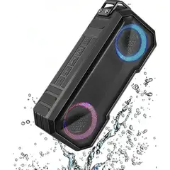 CASTLEN - Parlantes Portátil Bluetooth 5.0 Portátil Parlantes Impermeable Rgb