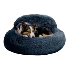 YEP S - Cama Mascota 90 cm Yep Pet Antiestrés Y Ronquido - Azul