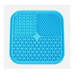 BUEN AMIGO - Plato Antiestrés para Mascotas Alimentación Lenta - Azul - Azul - M