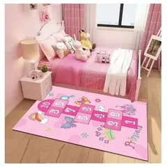 SMARTY - Alfombra Lisa Infantil Diseño Princess 120x160CM