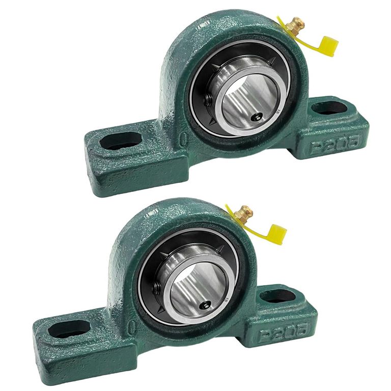 2pcs Ucp205 Soporte Con Rodamiento Chumasera 25mm