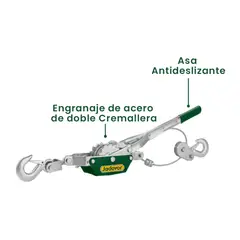JADEVER - Tecle Manual Señorita 2 Toneladas