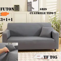 GENERICO - Pack fundas de sillones texturizada 311