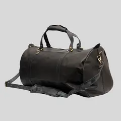 TRAUKO - Bolso Unisex Cuero Negro Ravello