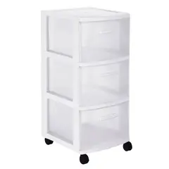 QRUBBER - Cajonero 3 Niveles Eclypse Blanco MQ