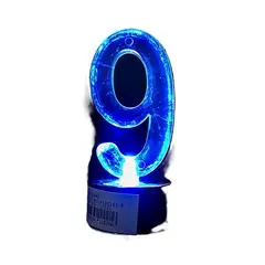 GENERICO - VELA LED N? 9 X1 UNI