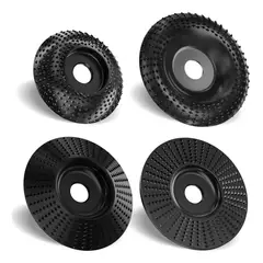 KUANGYE - Disco Desgaste De Madera Estándar 16 Mm Lijado Esmeril 4pcs negro