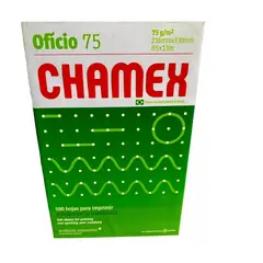 CHAMEX - Resma Papel Tipo Oficio Chamex- 500 Hojas - 75Gr