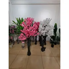 GENERICO - Planta Arbol Artificial de Cerezo o Japones Rosado 2 mts