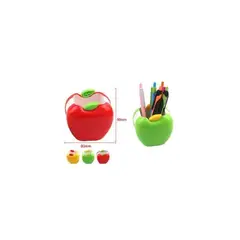 GENERICO - Portalápices De Plástico Manzana 9 Cm