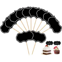 KUANGYE - 24 Unidades Mini Pizarra Para Mensajes Decoracion De Comida