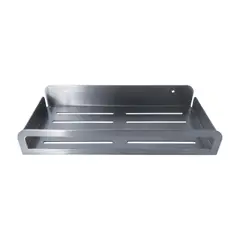 DULOX - REPISA BAÑO RECTANGULAR ACERO INOXIDABLE 25 CM