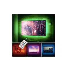 GENERICO - Cinta Tira Led Rgb Tv Usb Tiras Led 3 Metros Incluye Control Remoto