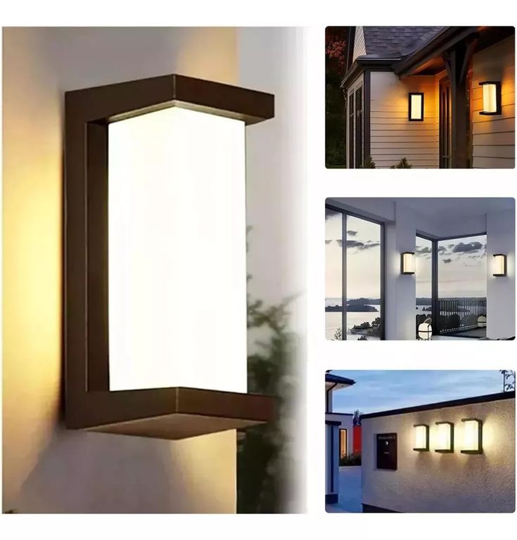 Aplique Moderno Ip65 Iluminación Decorativa Exterior