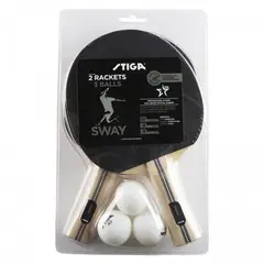 STIGA - SET PALETA TENIS DE MESA SWAY HOBBY