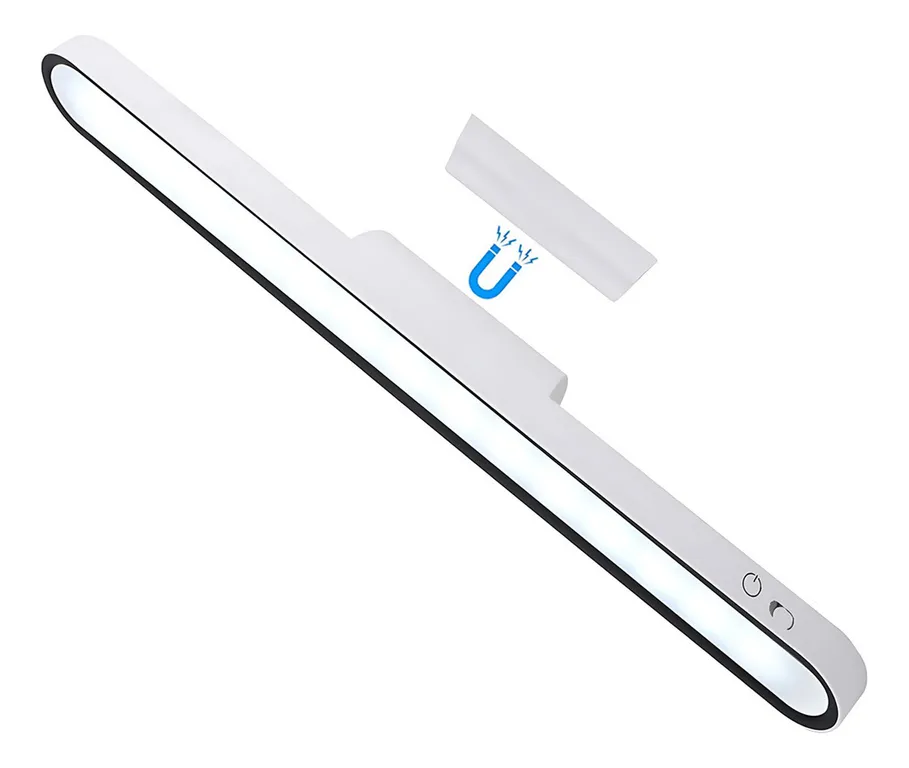32cm Barra De Luz Magnética 2000mah Recargable Regulable Leer