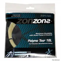 ZONS - CUERDA DE TENIS POLYMO TOUR 16L/1.28MM AMBER 12 MTS.