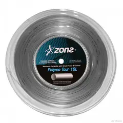 ZONS - CUERDA DE TENIS POLYMO TOUR 16L/1.28MM SILVER 200 MTS.