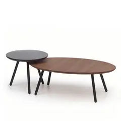 MEDULAR - Mesa de centro Aula nogal