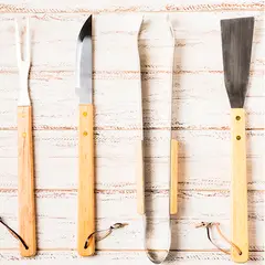 FOLD - Set Parrillero De 11 Piezas Kit BBQ Parrilla