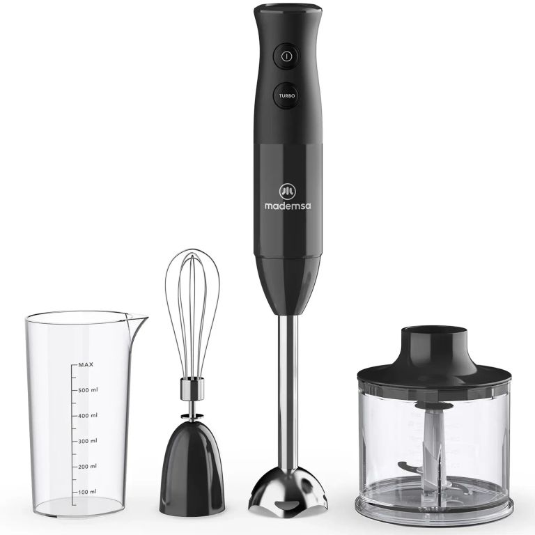 Minipimer 3 en 1 con 2 velocidades y Tecnología Súper Textura MIB20 Negro