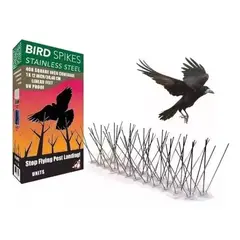 GENERICO - Pack 5 Púas Repelentes Palomas Anti Aves Ahuyentador