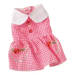 GENERICO - Ropa Vestido Para Perros Pequeños Tipo Yorkie o Dachshund - Rosa - S