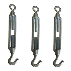 GENERICO - 3 Tensores Gancho / Ojo De 3/8 (10 Mm).