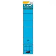 ADETEC - Lomo Archivador Oficio Ancho Color Celeste 10uni