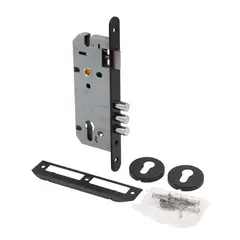 ODIS - Cerradura Embutir 301 Backset 45mm - Negro