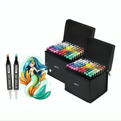 OEM - 168 Lápices Marcadores Doble Con Bolsa