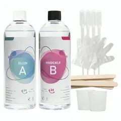 OEM - Resina Epóxica Cristal 11 946ml + Accesorios