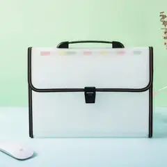 GENERICO - Carpeta de archivos de acordeón portatil tamaño carta