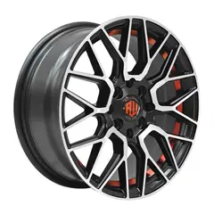 FORCE - Set 4 - Llanta - 15x6.5 4x100/4x114 Et40 Mbm-uc-red Storm