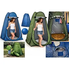 GENERICO - Carpa De Baño Portatil Camping 1 Persona Vestidor Ducha WC Impermeable Anti UV caseta