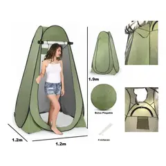 GENERICO - Carpa Caseta D Baño Vestidor Portátil Para Camping 1 Persona