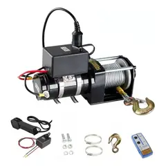 GENERICO - Winche Electrico 12v 3000 Lbs Control Remoto Inalambrico