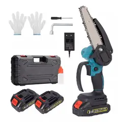 OFERTABKN - Motosierra Electrica Inalámbrica 2 Baterias Y Accesorios