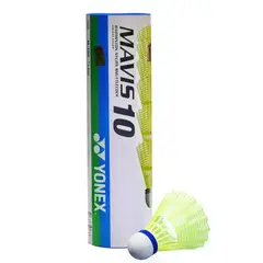 YONEX - Plumilla Bádminton MAVIS 10 Amarilla - MediumAzul