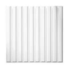 MERCAR RAY - Panel Decorativo 3D PVC Blanco 4m² 16 paneles 50x50cm