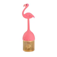 ADAGIO TEAS - Infusor de Goma para Té Flamingo Rosado